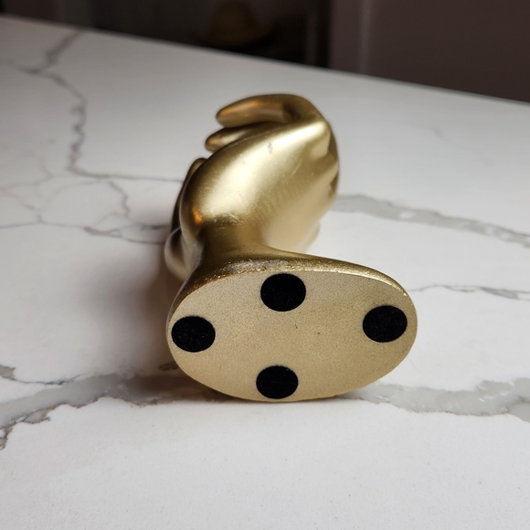 Gold Peace Sign Hand Jewelry Holder - Picture 5 of 7